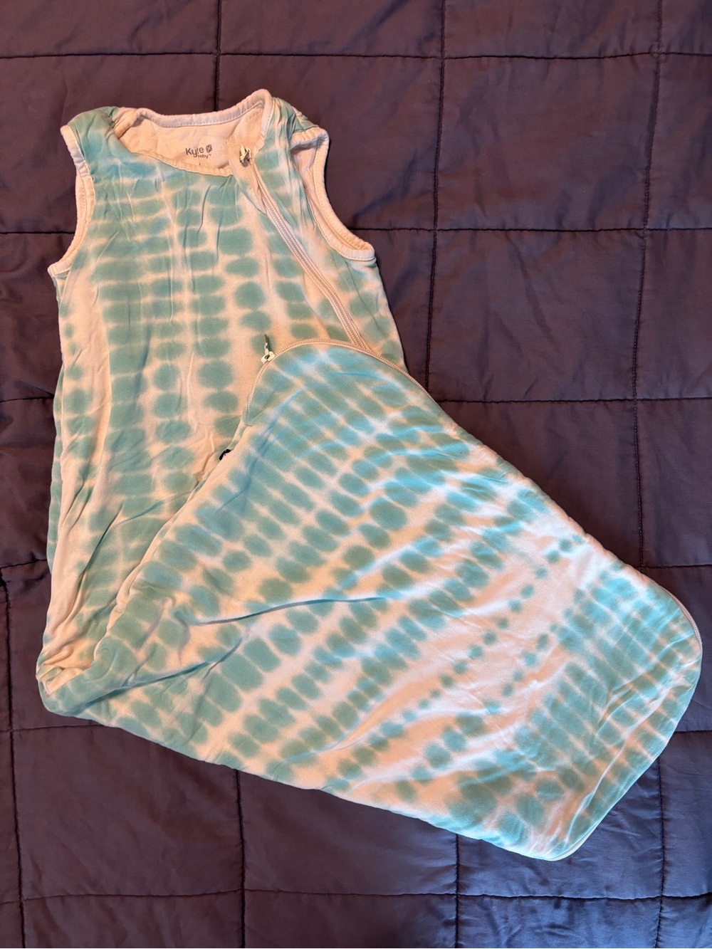 Kyte BABY Aqua Tie-Dye Sleeveless Sleep Sack